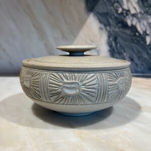 MCM Ceramic Dish w/ Lid